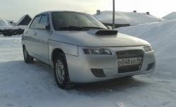4 799 р. Передний бампер Я - Робот под штатную оптику  Лада 2110 - 2112 (Неокрашенный)  с доставкой в г. Пермь. Увеличить фотографию 16