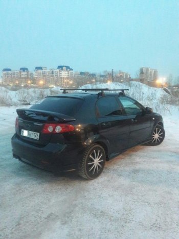 3 099 р. Пороги накладки Атланта  Chevrolet Lacetti  хэтчбек (2002-2013) (Неокрашенные)  с доставкой в г. Пермь. Увеличить фотографию 5