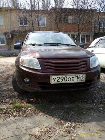 2 599 р. Решётка радиатора Ривьера Лада Гранта 2190 седан дорестайлинг (2011-2017) (Неокрашенная)  с доставкой в г. Пермь. Увеличить фотографию 22