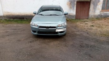 959 р. Подиум гос. номера EVO №1  Mitsubishi Lancer  10 CY (2007-2017) седан дорестайлинг, хэтчбэк дорестайлинг, седан рестайлинг, хэтчбек 5 дв рестайлинг (Гладкий пластик)  с доставкой в г. Пермь. Увеличить фотографию 6