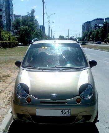 369 р. Реснички на фары RA  Daewoo Matiz  M100 (1998-2000) дорестайлинг (Неокрашенные)  с доставкой в г. Пермь. Увеличить фотографию 5