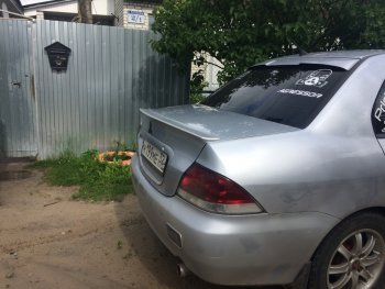 3 899 р. Лип спойлер Evo  Mitsubishi Lancer  9 CS (2003-2009) седан 1-ый рестайлинг, седан 2-ой рестайлинг (Неокрашенный)  с доставкой в г. Пермь. Увеличить фотографию 8