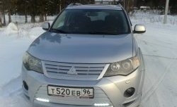 679 р. Радиаторная решётка Sport Mitsubishi Outlander XL (CW)  дорестайлинг (2005-2009) (Неокрашенная)  с доставкой в г. Пермь. Увеличить фотографию 8
