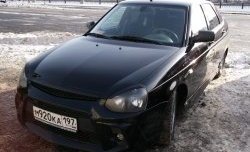 5 099 р. Передний бампер Stinger Лада Приора 2172 хэтчбек дорестайлинг (2008-2014) (Неокрашенный)  с доставкой в г. Пермь. Увеличить фотографию 9