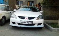 5 499 р. Накладка переднего бампера M-VRS Mitsubishi Lancer 9 CS универсал 1-ый рестайлинг (2003-2005) (Неокрашенная)  с доставкой в г. Пермь. Увеличить фотографию 4