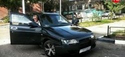 4 799 р. Передний бампер Я - Робот под штатную оптику  Лада 2110 - 2112 (Неокрашенный)  с доставкой в г. Пермь. Увеличить фотографию 13