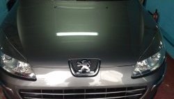 1 149 р. Реснички на фары RA Peugeot 407 седан (2004-2010) (Неокрашенные)  с доставкой в г. Пермь. Увеличить фотографию 3