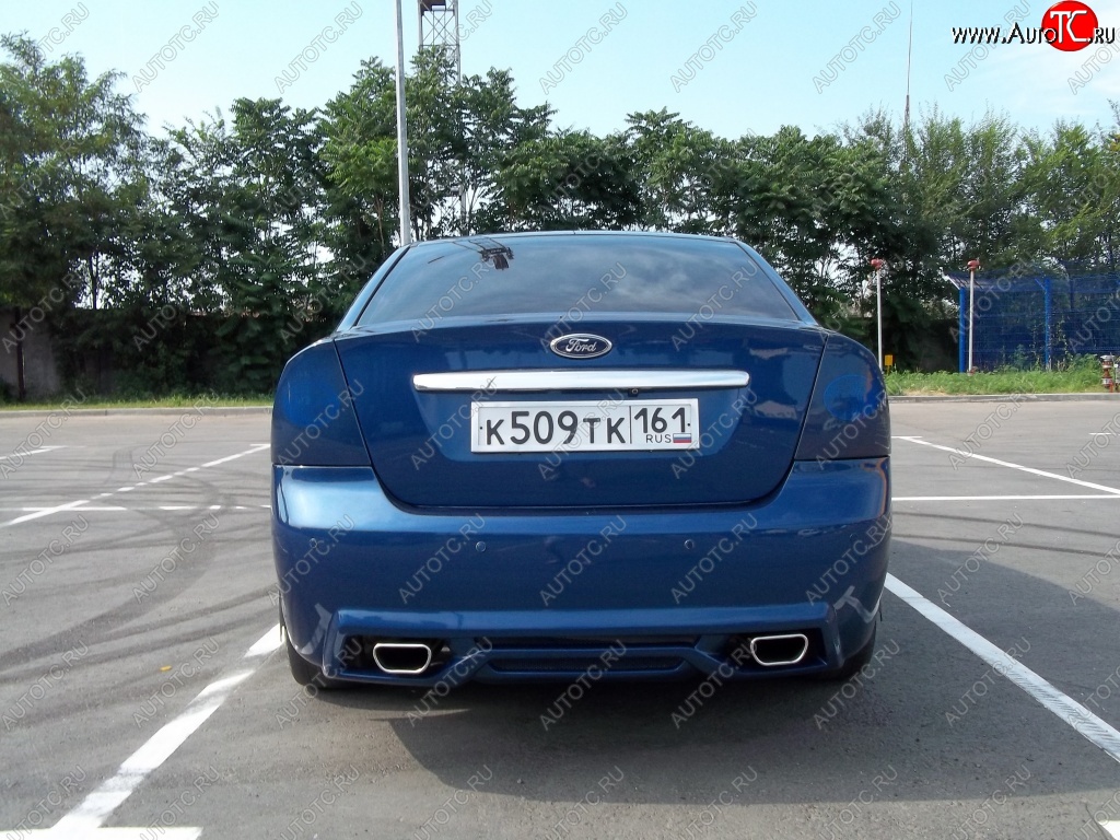 17 999 р. Задний бампер M-VRS Ford Focus 2  седан дорестайлинг (2004-2008) (Неокрашенный)  с доставкой в г. Пермь
