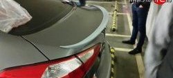 2 169 р. Лип спойлер M-VRS V1 KIA Cerato 3 YD дорестайлинг седан (2013-2016) (Неокрашенный)  с доставкой в г. Пермь. Увеличить фотографию 2