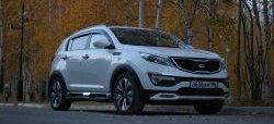 10 449 р. Накладка переднего бампера RA  KIA Sportage  3 SL (2010-2014) дорестайлинг (Поверхность глянец (под окраску), Неокрашенная)  с доставкой в г. Пермь. Увеличить фотографию 2