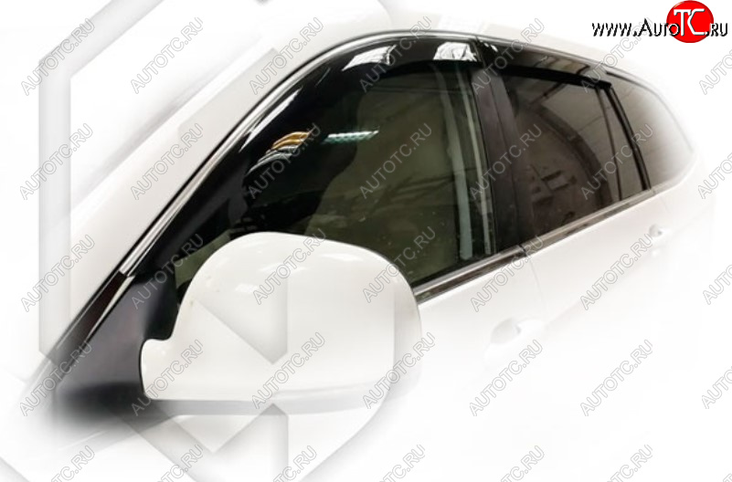 1 999 р. Дефлектора окон CA-Plastic Foton Sauvana (2014-2020) (Classic полупрозрачный, Без хром молдинга)  с доставкой в г. Пермь