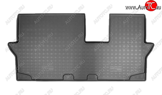 1 399 р. Коврик салонный Noplast (3-ий ряд) GAC GS8 (2016-2023) (Черный)  с доставкой в г. Пермь