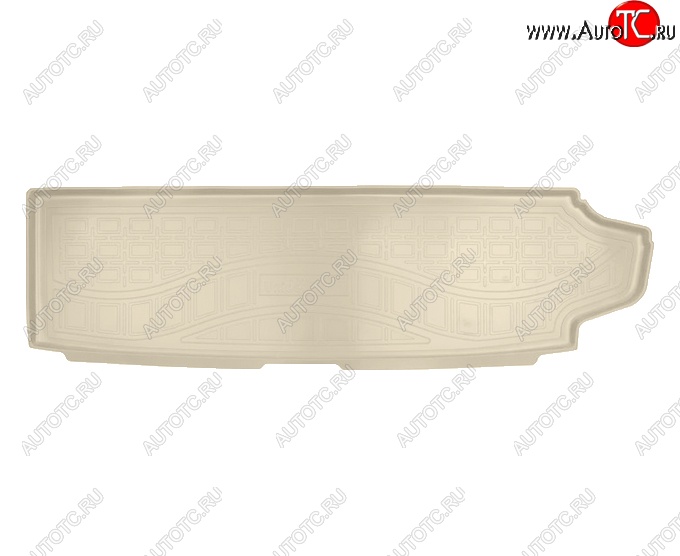 1 549 р. Коврик в багажник Norplast (разложенный 3 ряд)  GAC GS8 (2016-2023) (Бежевый)  с доставкой в г. Пермь