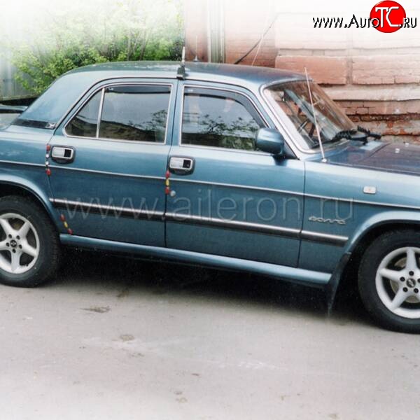 999 р. Комплект порогов Aileron ГАЗ 31105 Волга дорестайлинг (2003-2007) (Неокрашенные)  с доставкой в г. Пермь