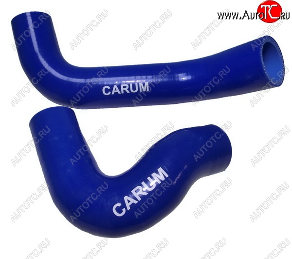 1 179 р. Патрубки радиатора (ММЗ-245 силикон) CARUM  ГАЗ Валдай  (3310) (2004-2016) (комплект 2 шт.)  с доставкой в г. Пермь