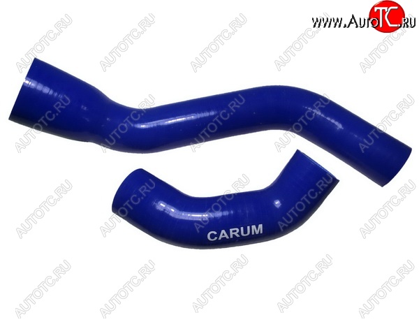 1 349 р. Патрубки радиатора (Cummins 2,8 силикон) CARUM  ГАЗ ГАЗель ( 3221,Бизнес,  2705,Бизнес,  3302,Бизнес) - Соболь ( 2217 Бизнес автобус,  2752,Бизнес,  2310,Бизнес) (комплект 2 шт.)  с доставкой в г. Пермь