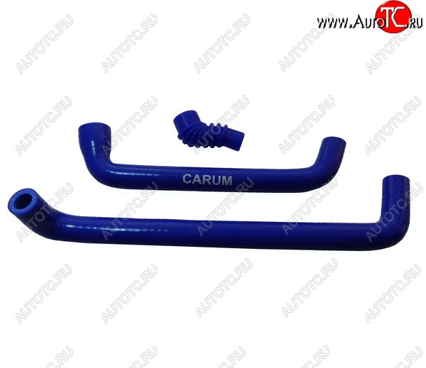 699 р. Патрубки РХХ (ЗМЗ-406/ЗМЗ-405 силикон) CARUM ГАЗ Соболь 2217 автобус дорестайлинг  (1998-2002) (комплект 3 шт .)  с доставкой в г. Пермь