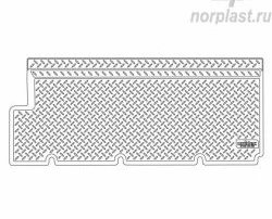 1 599 р. Коврик салонный Norplast (задний)  ГАЗ ГАЗель  2705 (1995-2010) дорестайлинг цельнометаллический фургон, 1-ый рестайлинг цельнометаллический фургон (Черный)  с доставкой в г. Пермь. Увеличить фотографию 2