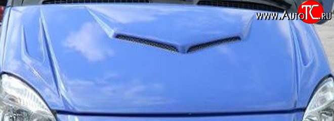 3 519 р. Пластиковый капот Racing  ГАЗ Баргузин  2217 автобус - Соболь ( 2217 автобус,  2752,  2310,  2217 Бизнес автобус,  2752,Бизнес,  2310,Бизнес) (Неокрашенный)  с доставкой в г. Пермь