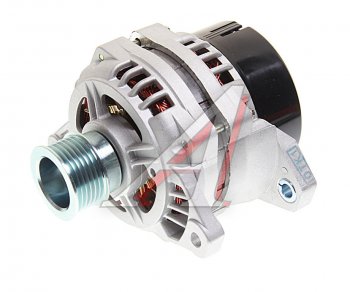 Генератор АТЭ-1 (90А, 14V / шкив поликлиновой) ГАЗ ГАЗель  3302 (1994-2010) дорестайлинг шасси, 1-ый рестайлинг бортовой 