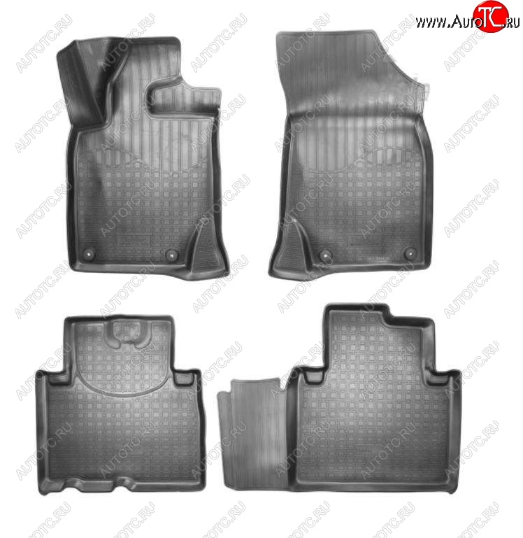 2 199 р. Коврики салонные Noplast  Geely Atlas  NL3 (2016-2022) (Черный)  с доставкой в г. Пермь