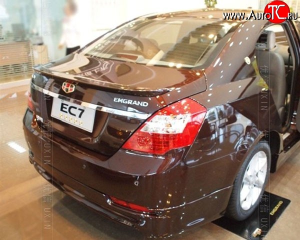2 899 р. Лип спойлер M-VRS Geely Emgrand EC7 седан дорестайлинг (2009-2016) (Неокрашенный)  с доставкой в г. Пермь