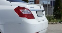 2 699 р. Лип спойлер Кураж Geely Emgrand EC7 седан дорестайлинг (2009-2016) (Неокрашенный)  с доставкой в г. Пермь. Увеличить фотографию 2