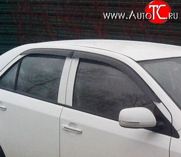 999 р. Комплект дефлекторов окон (ветровиков) 4 шт. Russtal Geely GC6 (2014-2017)  с доставкой в г. Пермь