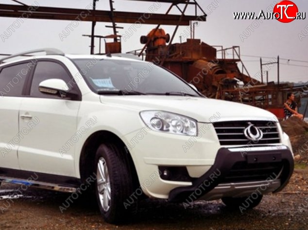 9 199 р. Накладка на передний бампер СТ Geely GX7 (2011-2015) (Неокрашенная)  с доставкой в г. Пермь