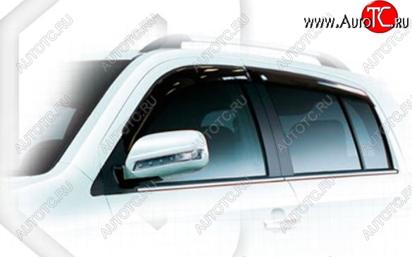 2 079 р. Дефлектора окон CA-Plastiс  Geely MK Cross (2011-2016) (Classic полупрозрачный)  с доставкой в г. Пермь