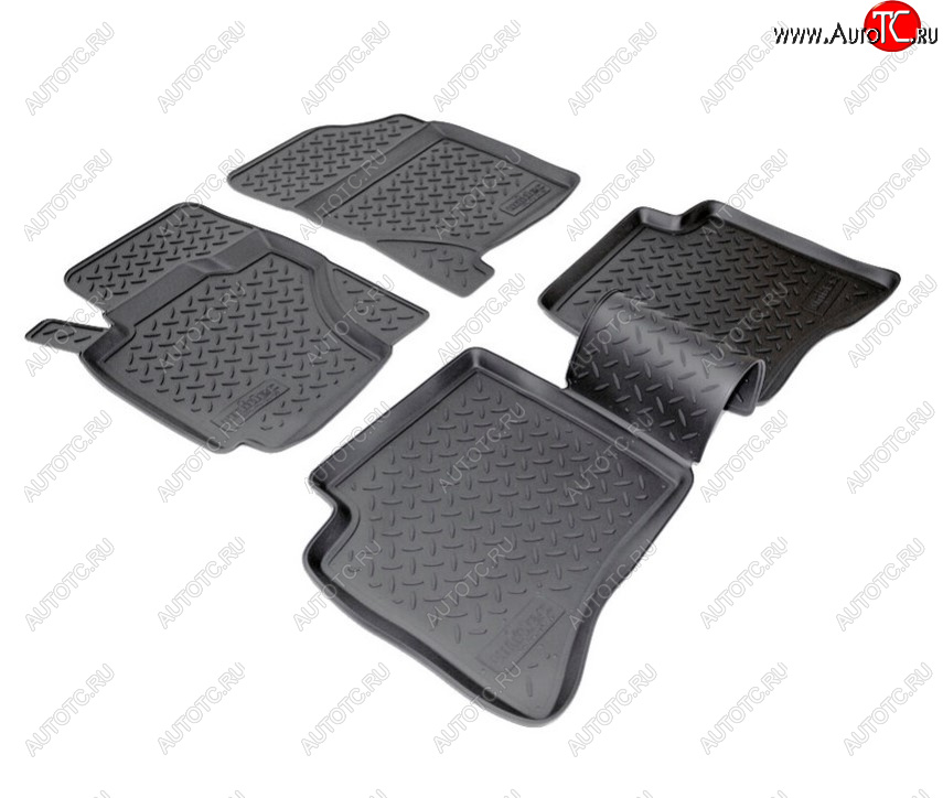 2 199 р. Комплект салонных ковриков Norplast Unidec  Geely MK (2006-2015) (Цвет: черный)  с доставкой в г. Пермь