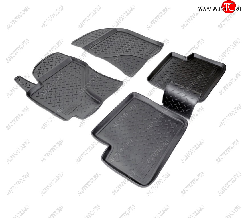 2 489 р. Комплект салонных ковриков Norplast Unidec  Geely Vision  FC1 (2006-2014) (Цвет: черный)  с доставкой в г. Пермь