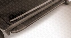 Алюминиевые пороги Slitkoff Optima Black Great Wall Hover H3 (2014-2016)  рестайлинг