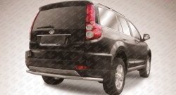 Защита заднего бампера из длинной трубы диаметром 57 мм Slitkoff Great Wall Hover H3 (2014-2016)  рестайлинг