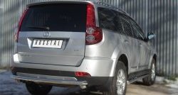 13 549 р. Одинарная защита заднего бампера из трубы с округлым сгибом диаметром 63 мм SLITKOFF  Great Wall Hover H3 (2014-2016)  рестайлинг  с доставкой в г. Пермь. Увеличить фотографию 2