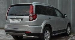15 849 р. Защита заднего бампера (Ø63 мм уголки, нержавейка) SLITKOFF  Great Wall Hover H3 (2014-2016)  рестайлинг  с доставкой в г. Пермь. Увеличить фотографию 2