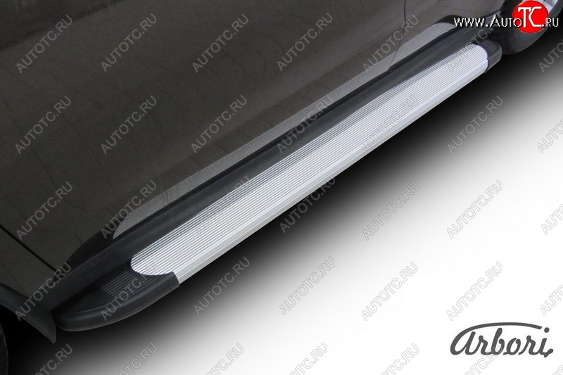 10 979 р. Порожки для ног Arbori Optima Silver Haval H2 (2014-2021)  с доставкой в г. Пермь