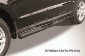 Защита порогов Slitkoff (труба d76 с проступями) Great Wall Hover (2010-2014)  1-ый рестайлинг