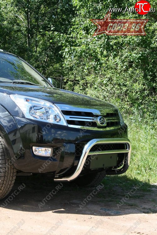 11 114 р. Защита переднего бампера Souz-96 (d60)  Great Wall Hover (2010-2014)  1-ый рестайлинг  с доставкой в г. Пермь