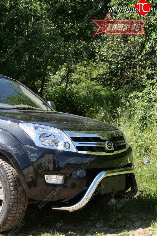 17 324 р. Защита переднего бампера Souz-96 (d76)  Great Wall Hover (2010-2014)  1-ый рестайлинг  с доставкой в г. Пермь