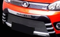 15 049 р. Накладка на передний бампер СТ Great Wall Hover M4 (2012-2016) (Неокрашенная)  с доставкой в г. Пермь. Увеличить фотографию 2