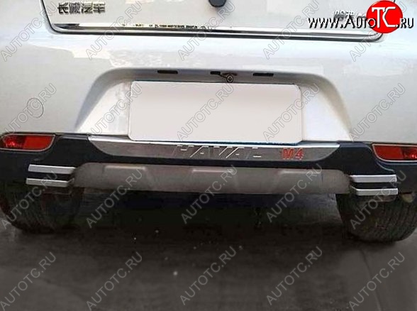 14 999 р. Накладка на задний бампер СТ Great Wall Hover M4 (2012-2016) (Неокрашенная)  с доставкой в г. Пермь