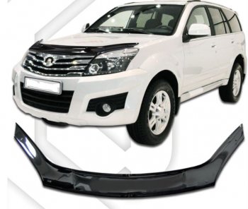 Дефлектор капота CA-Plastic Great Wall Hover H3 (2010-2014)  дорестайлинг