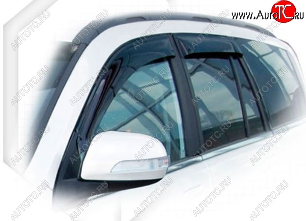 2 079 р. Дефлектора окон CA-Plastiс Great Wall Hover H5 (2010-2017) (Classic полупрозрачный, Без хром.молдинга, Крепление только на скотч)  с доставкой в г. Пермь
