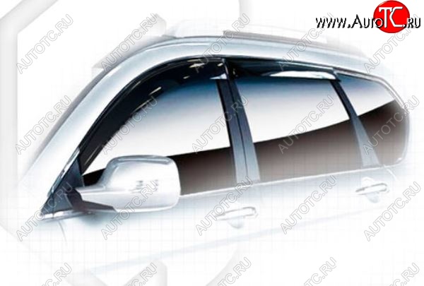 1 999 р. Дефлектора окон CA-Plastiс  Great Wall Hover H6 (2012-2016) (Classic полупрозрачный, Без хром.молдинга)  с доставкой в г. Пермь