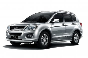 7 849 р. Защита переднего бампера одинарная из трубы d63 мм Petroil Tuning  Great Wall Hover H6 (2012-2016) (Нержавейка)  с доставкой в г. Пермь. Увеличить фотографию 2