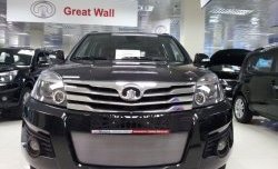 1 539 р. Сетка на бампер Russtal (хром) Great Wall Hover H3  дорестайлинг (2010-2014)  с доставкой в г. Пермь. Увеличить фотографию 4