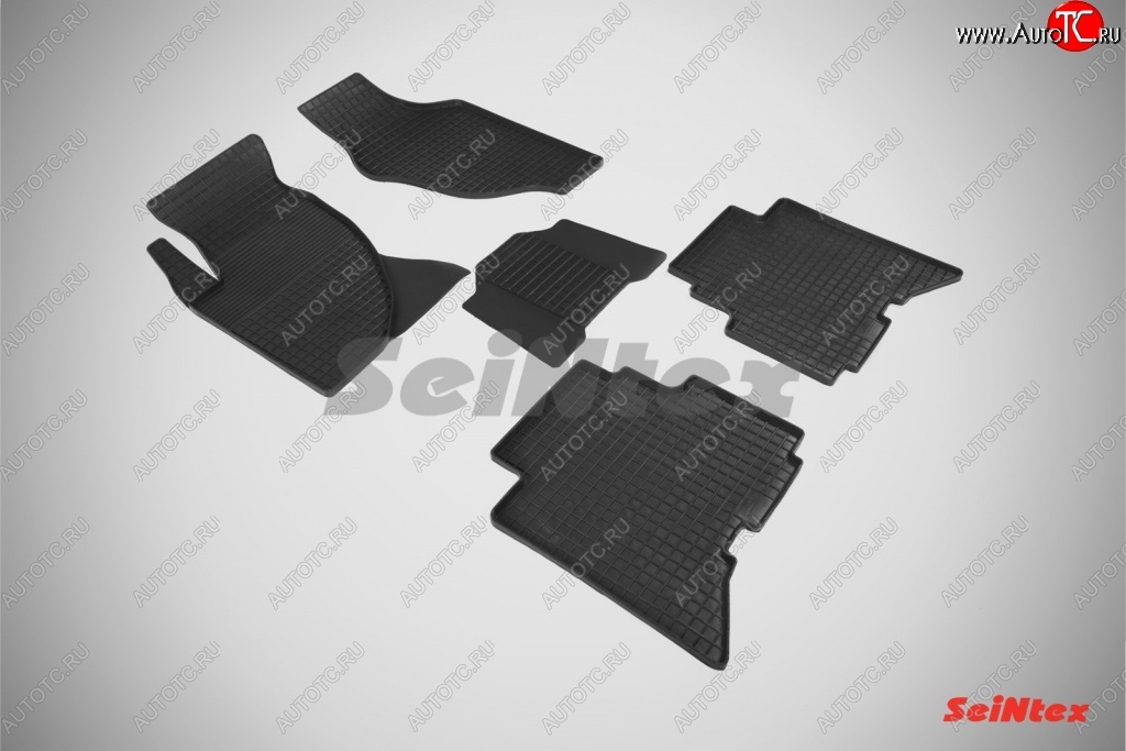 3 299 р. Износостойкие коврики в салон с рисунком Сетка TDA SeiNtex Premium 4 шт. (резина) Great Wall Hover H5 (2010-2017)  с доставкой в г. Пермь