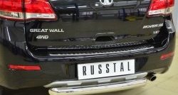14 549 р. Одинарная защита заднего бампера из трубы диаметром 76 мм SLITKOFF Great Wall Hover H6 (2012-2016)  с доставкой в г. Пермь. Увеличить фотографию 2