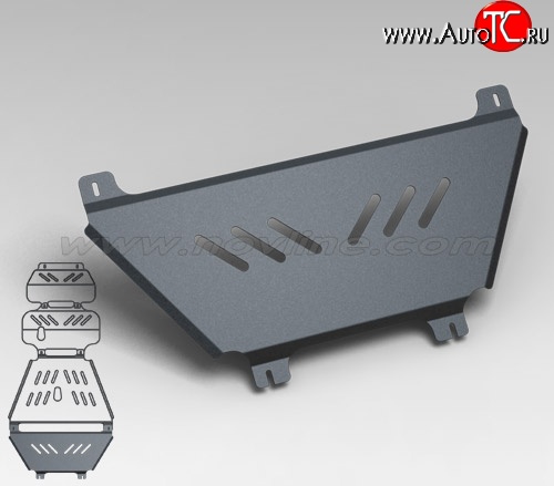3 599 р. Защита раздаточной коробки Novline (2.4, МКПП, 3 мм)  Great Wall Safe (2001-2010)  с доставкой в г. Пермь